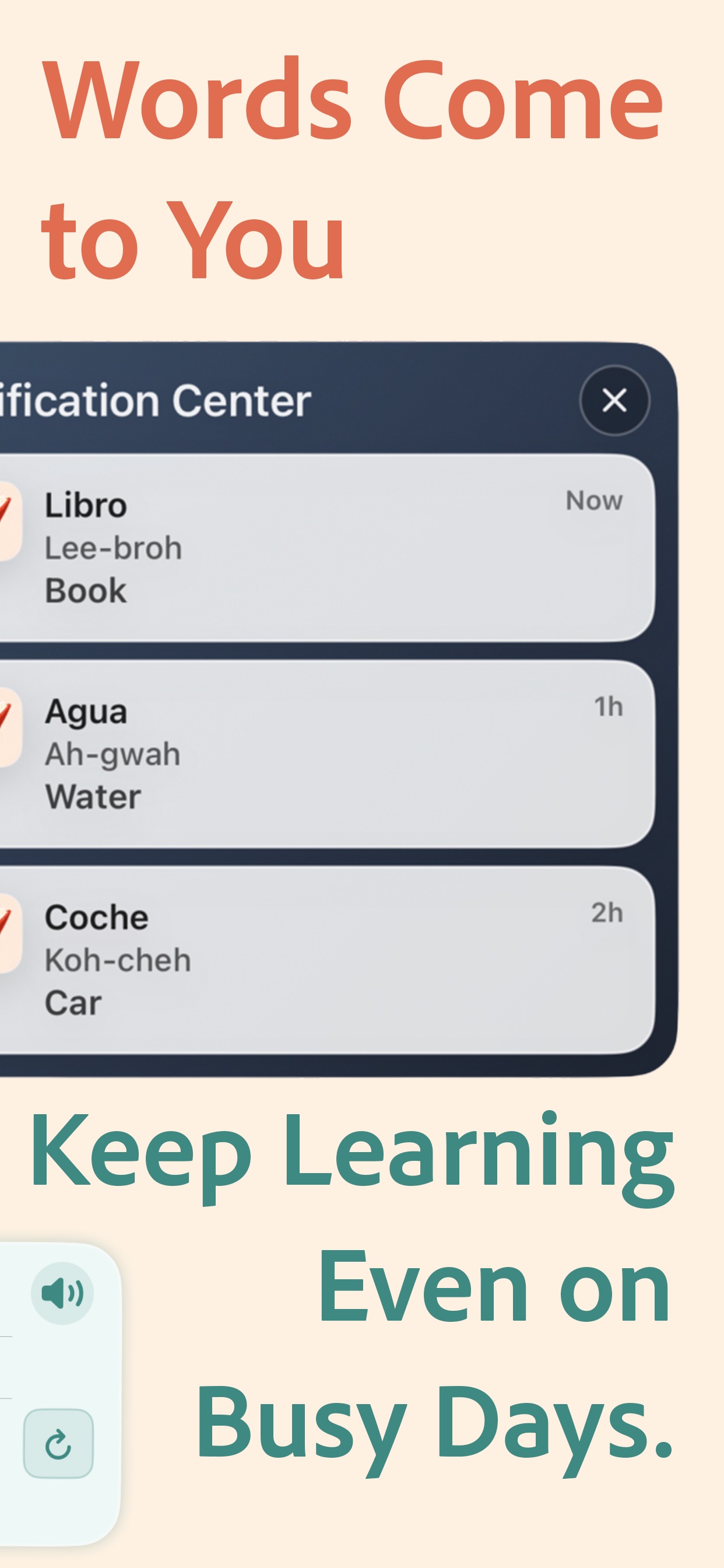 Vocabito vocabulary list organized by difficulty level